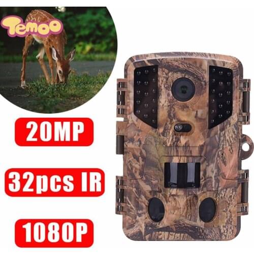 Trail Camera 20MP 1080P Wireless Hunting Cameras with Night Vision Wildlife Surveillance Wild Tracking Cam