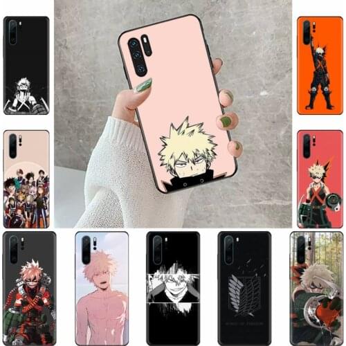 Katsuki bakugo my hero academia Phone Case For Huawei honor Mate P 9 10 20 30 40 Pro 10i 7 8 a x Lite nova 5t