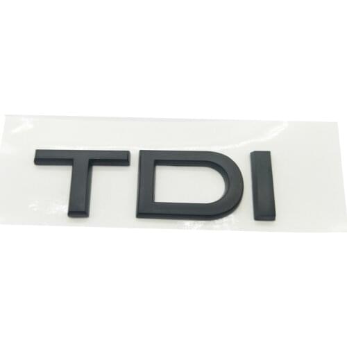 For Audi A4 S4 A5 S5 A6 C6 A7 A8 A6L TDI Matte black Emblem Car Styling Rear Trunk Letter Number Logo Sticker