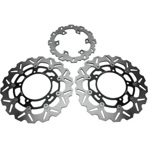 For Suzuki Hayabusa GSX1300R Motorbike Front Rear Brake Disc Rotors Set GSX-R 1300 2008 2009 2010 2011 2012 2013 2014 2015 2016
