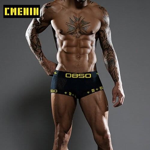 Cotton Solid Sexy Mans underwear Boxer Shorts Soft High Quality Mens Boxershorts Underware Boxers Sexi Underpants BS3514