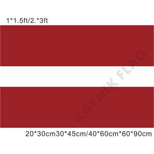 KAFNIK,free shipping 20*30cm/30*45cm/40*60cm/60*90cm small flags Latvia Flag for Countries World Event Decorative Flags