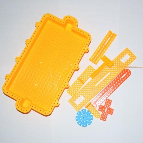 5pcs L cross T-type plastic panel frame bracket rc car robot ship four six axis aircraft diy toys parts model accessories baby