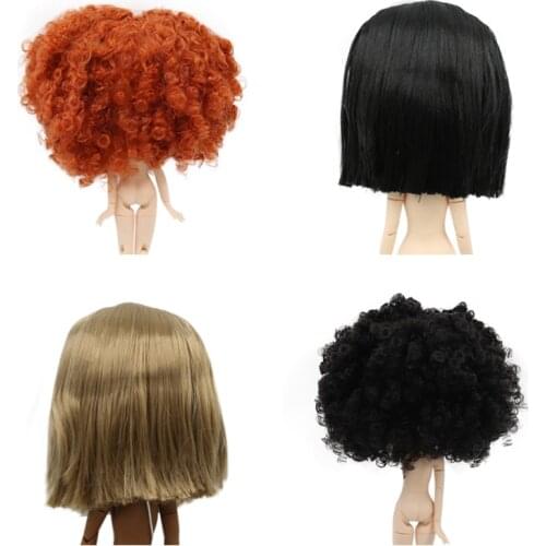 DBS blyth doll icy wig only rbl scalp and dome short hair curly hair no doll