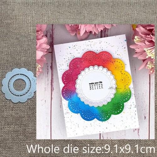 XLDesign Craft Metal Cutting Dies stencil mold flower wreath decoration scrapbook Album Paper Card Craft Embossing die cuts