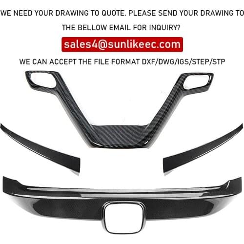 MIZEKONDA Customize Various Special-Shaped Carbon Fiber PartsCustomized Carbon Fiber Auto Parts