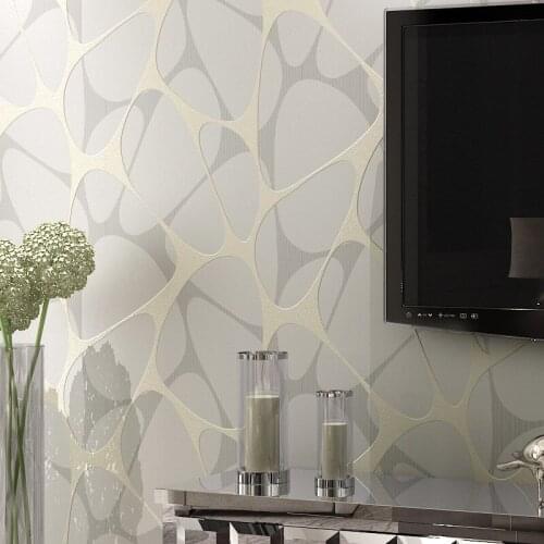 Wallpaper Geometric Modern For Living Room Non-woven Wall Paper Roll Wallpaper For Walls 3d Wall Mural Papel De Parede Para Sala