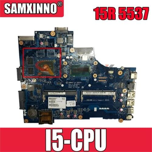 Original Laptop motherboard For DELL Inspiron 15R 5537 3537 Core I5 Mainboard CN-0MXM3Y 0MXM3Y VBW00 LA-9981P SR170 216-0841027
