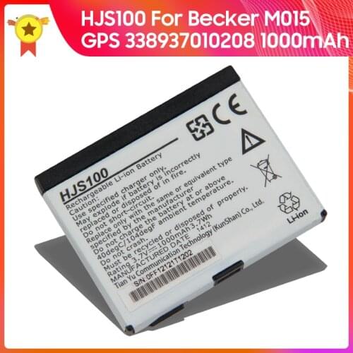 Genuine Replacement Battery HJS100 for Becker HJS-100 M015 HJS100 GPS 338937010208 3.7V Battery 1000mAh + Tools