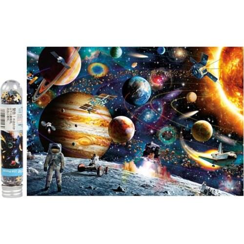 New 234pieces Jigsaw Puzzles Educational Toys Castle Space Galaxy Stars Educational Puzzle Toy For Kids/Adults Birthday Gift