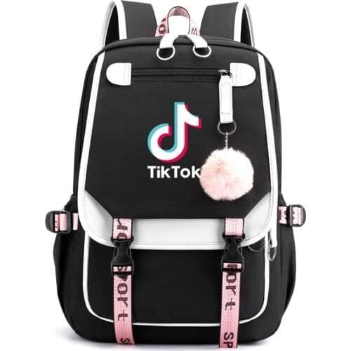 TIK TOK Backpack Fashion Women Men Laptop Backpack Capacity Travel School Shoulder Bags Male Teens Boys Girls