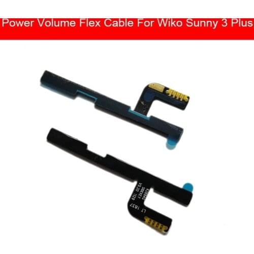 Volume & Power Flex Cable For Wiko Sunny 3+ 3Plus 3 Plus Side Key Switch Button Connector Flex Ribbon Replacement Repair Parts
