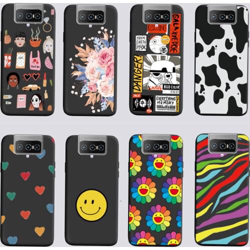 Printed Silicone Case Cover For Asus ZenFone 7 ZS670KS I002D Soft TPU Phone Case For Asus ZenFone 7 Pro ZS671KS Cover Bumper