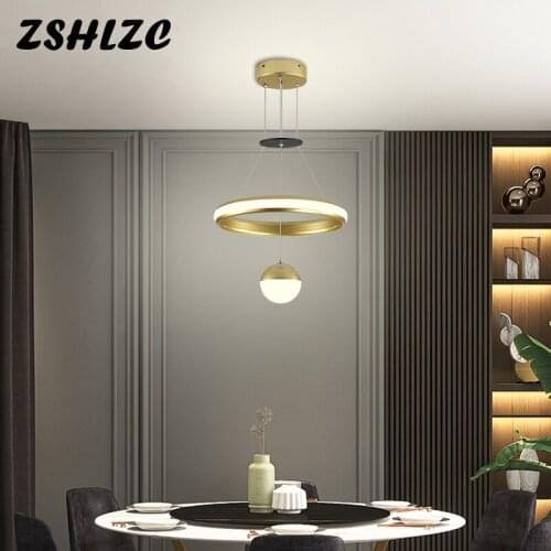Restaurant Lights Modern LED Pendant Light Living Dining Room Kitchen Lustre Home Indoor Hanging Lighting Pendant Lamps Fixtures