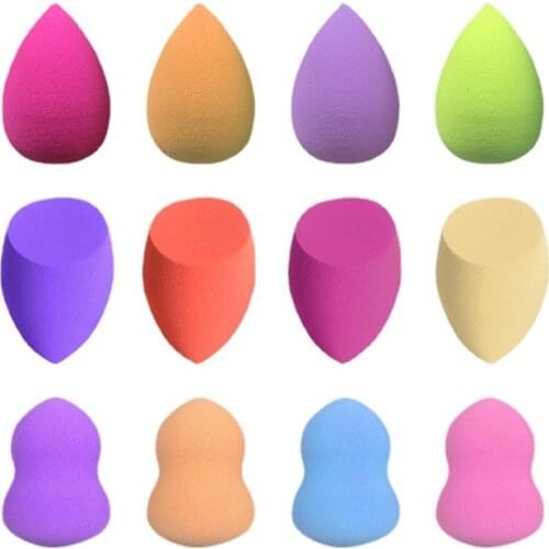 Water Drop Makeup Sponge Wet And Dry Puff Colorful Professional Makeup Puff Hydrophilic Non-Latex Material Makeup Egg