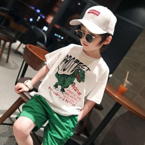 Boy Tops Summer New Childrens Clothing Baby Boys Loose Casual Short Sleeve T-shirts Kids Clothes Tee