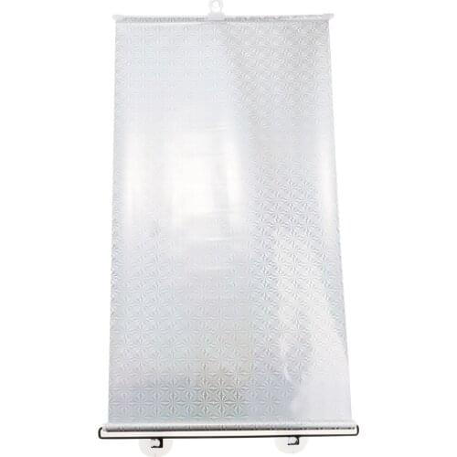 Retractable Rear Front Window Curtain Sun Shade Roller UV Cut/ Protection 40x125cm White/Black