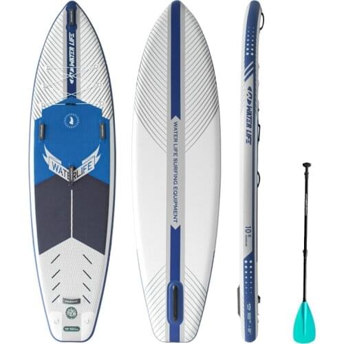 10'6 ft Inflatable Stand-up Paddle Board SUP High Quality Adult Water Sports Professional Water Ski Leisure Type 320x81x15CM