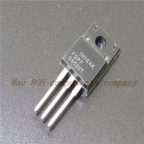 10PCS/LOT FDPF5N50UT TO-220F 5N50UT TO220F 500V 5A new original In Stock