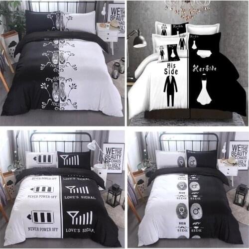 3pcs Weddings Polyester Duvet Cover Set Duvet Cover With Pillowcases Comforter Cover Quilt Cover Without Filler