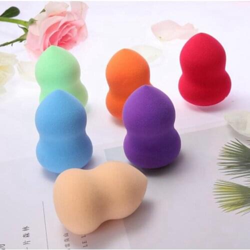 4.2*6cm Gourd Shaped Makeup Sponge Powder Puff Blender Three-Dimensional Latex Cosmetic Puff Makeup Beauty Tools