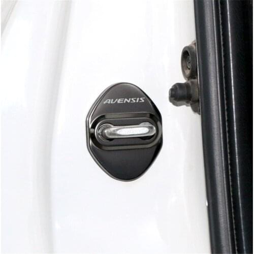 Car-Styling car door lock cover Auto Emblems Case For Toyota Avensis t25 t27 Accessories Car Styling