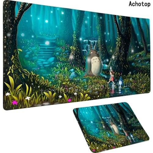 Totoro Anime Gaming Mouse Pad Computer Mousepad Large Mouse Pad Gamer XXL Mouse Carpet Big Mause Pad PC Desk Play Keyboard Mat