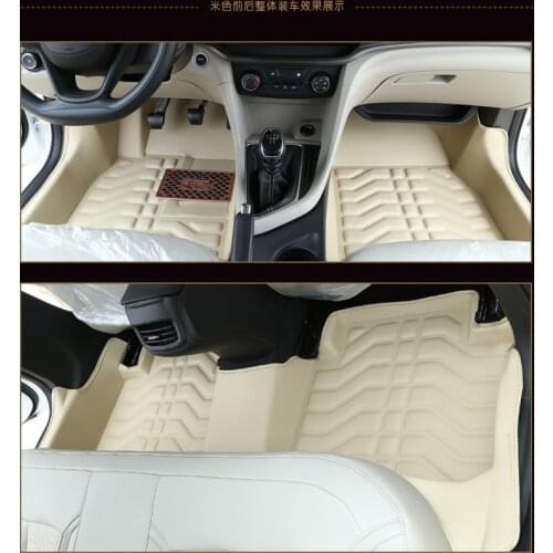 Myfmat custom foot leather CAR floor mats for VW BORA MAGOTAN BEETLE PHAETON TOUAREG TERAMOUT free shipping colorful clean trend