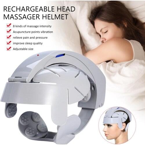 Humanized Home Health Care Relaxation Electric Head Massage Relax Easy Acupuncture Points Brain Massager US/EU Plug