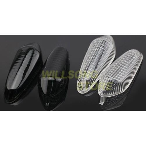 Front Rear Turn Signal Lights Indicator Lens Cover Lamp Shell For DUCATI Monster 695/696/796/1100 S/EVO Streetfighter 848/1099S