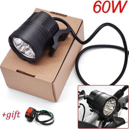 Motorcycle Headlight Auxiliary Lamp 60W LED Spotlight Fog Light For KAWASAKI Z900 Z650 Z800 NINJA 250 300R 300 Z250 Z300 250R