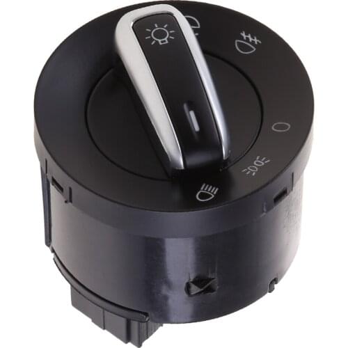 652F Car Headlight Switch Fog Light Button For Golf 5 6 Mk5 Mk6 Jetta 5 Passat B6 Touran Tiguan