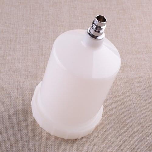 600ml M16*1.5mm Plastic HVLP Paint Cup Pot Fit for SATA Sprayer Series Connector Jet
