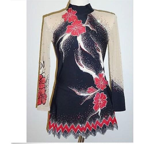 Custom Girls Ice Skating Dresses Fashion Graceful New Brand Figure Skating Dress Children DR4052