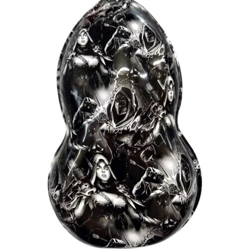 Free shipping 0.5M Width DIY Hydro Dipping Film Skull Design Aquadip Film Liquid Print WDF1495