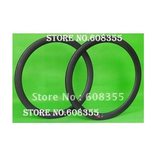 Tubular Rim 50mm - 3K Full carbon Matt Matte Road bike 700C wheels Tubular Rim 50mm ( holes : 20,24, 28, 32 )