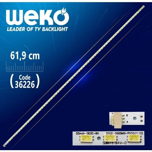 STS550A26 _ 60LED _ REV.3 _ 5630PKG _ 100830 55İNCH-0D2E-60 S1G2-550SM0-R1 60 LED 61.9 CM