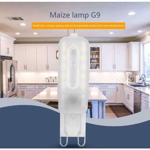 10Pcs G9 LED Lamp 5W Cold White 6000K 220V Replaces Halogen Lamps Not Dimmable