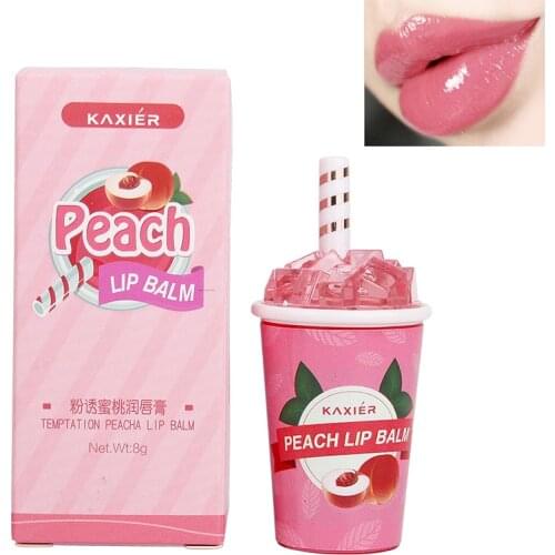 Moisturizing 4 Color Lip Balm Ice Cream Bottle Lipstick Temperature Color Changing Korean Cosmetics Cute Lipbalm Long Lasting