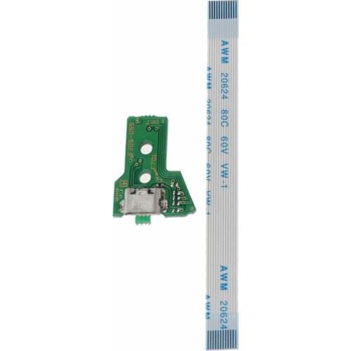 Replace USB Charging Port Board For JDS-055 PS4 Controller With 12Pin Flex Cable