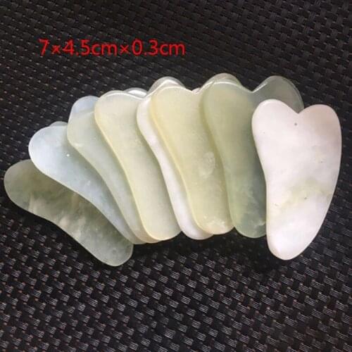1Pcs Natural Resin Gua Sha Board Acupuncture Massage Face Lifting Stone Guasha Scraping Facial Massage