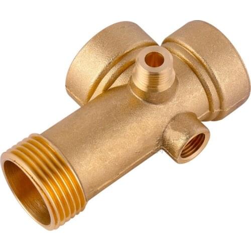5-way brass fitting DN25 Bladder tank pressure vessels brass valve
