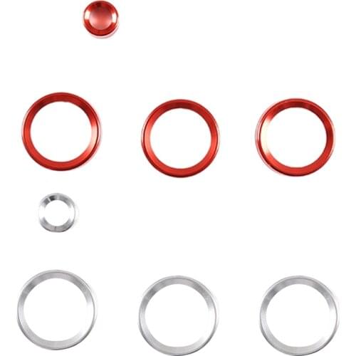 Car Air Conditioning Knob Volume Control Knob Cover Trim Fit for Land Rover Range Rover Evoque 12-18