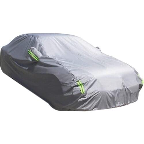 Car Cover Waterproof All Weather UV Protection Sedan Cover Universal Fit Outdoor Full Car Cover