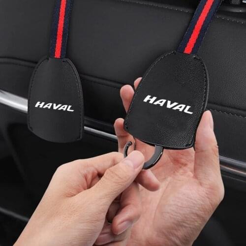 Car Seat Back Hook Portable Hanger Holder Storage Purse Cloth Car Decoration For Great Wall Haval/Hover H1 H2 H6 H7 H4 H9 F5 F7