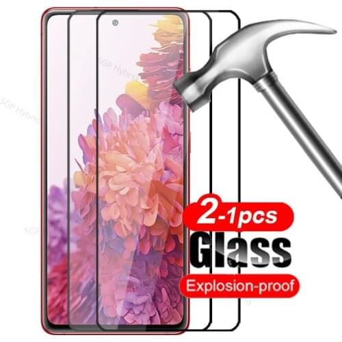 2PCS Tempered Glass Case for Samsung Galaxy S20 FE 5G Full Cover Sumsung Sansung S20 FE S20FE Protective Film