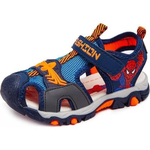 Disney spiderman Childrens 2021 baby sandals boys beach shoes toddler girls shoes children fashion sports sandals