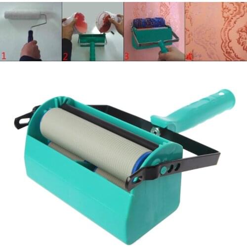 Double Color Wall Decoration Paint Painting Machine For 7 Inch Roller Brush Tool