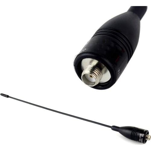 NA-666 SMA Female Dual Band Antenna VHF/UHF Walkie Talkie Antenna for Baofeng UV-5R BF-888S GT-3 Two Way Radio