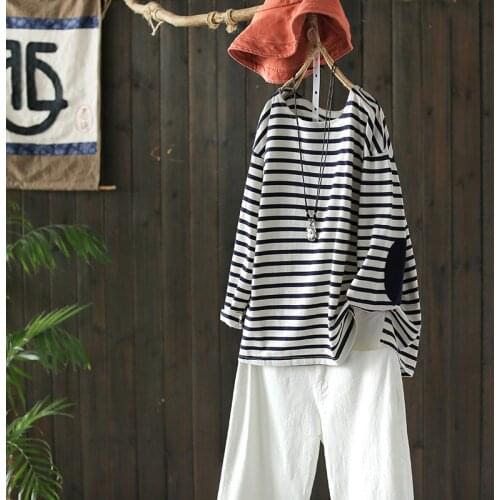 Женские полосатые футболки GIOIO China At AliExpress